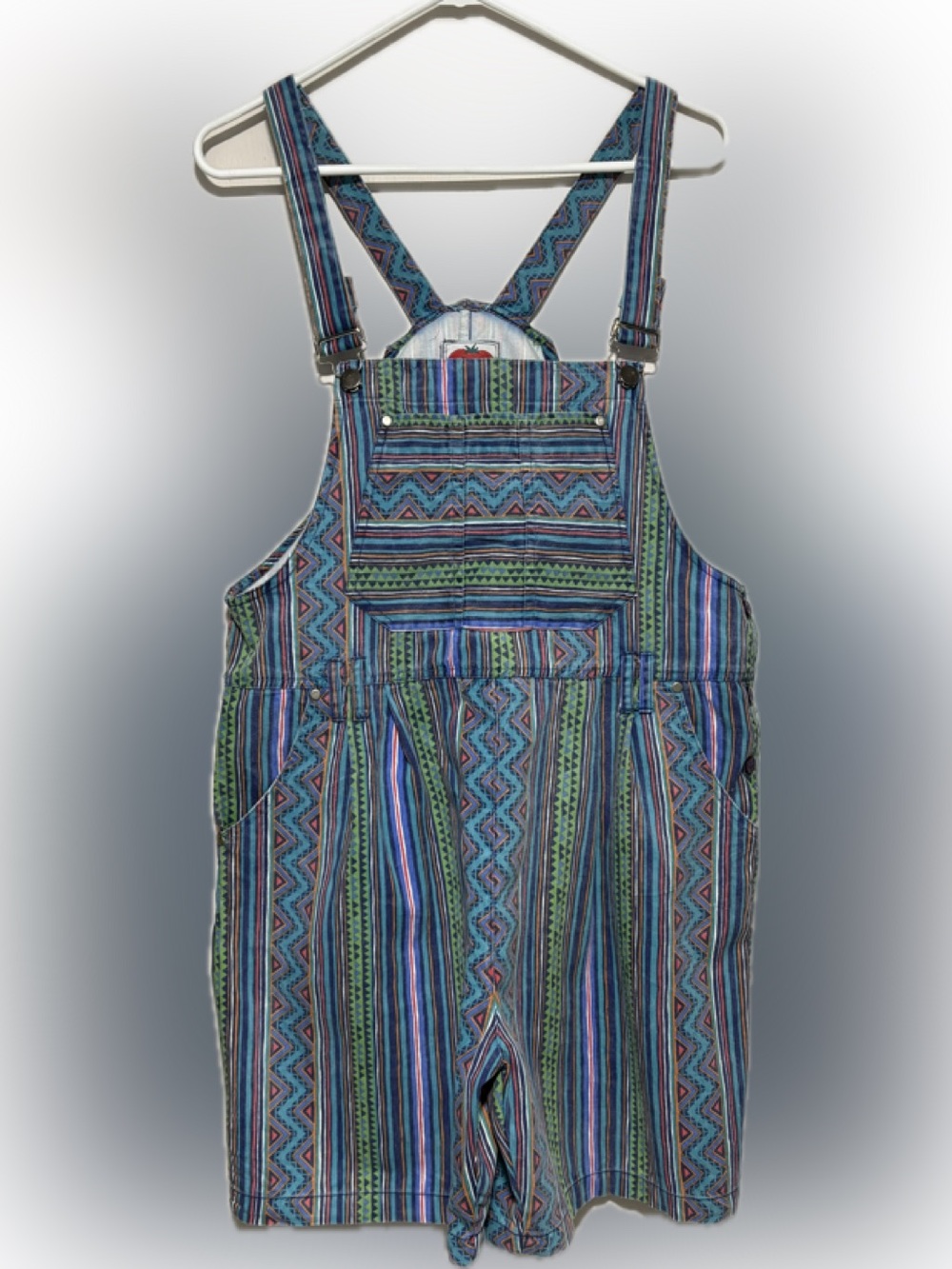 Rosey Tomato Shortalls Size Medium